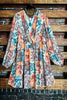 DRESS MULTI-COLOR FLORAL PLUS SIZE ----------SALE