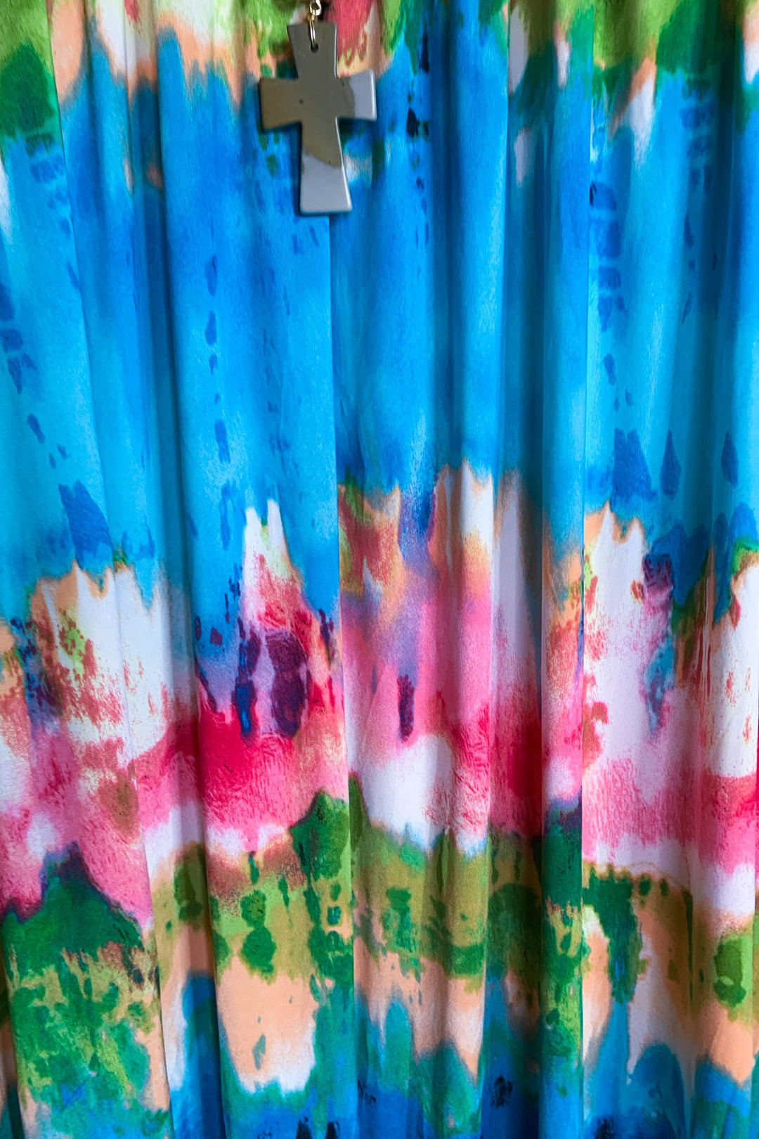RAINBOW TIE DYE MAXI DRESS MULTI - COLOR--------SALE
