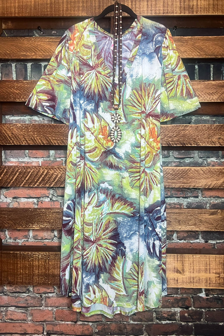 COASTAL FEELING MULTI-COLOR 3X 4X 5X DRESS--------------SALE