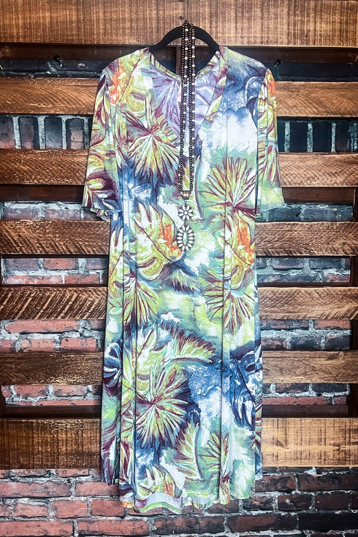 COASTAL FEELING MULTI-COLOR 3X 4X 5X DRESS--------------SALE