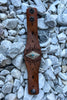 BOHO CUFF BRACELET IN BROWN LEATHER