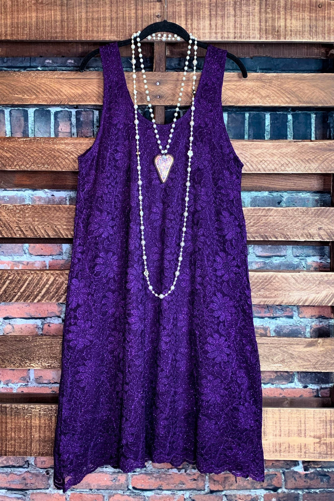 LOVELY DAY PURPLE LACE SPARKLE DRESS  6 - 14------------SALE