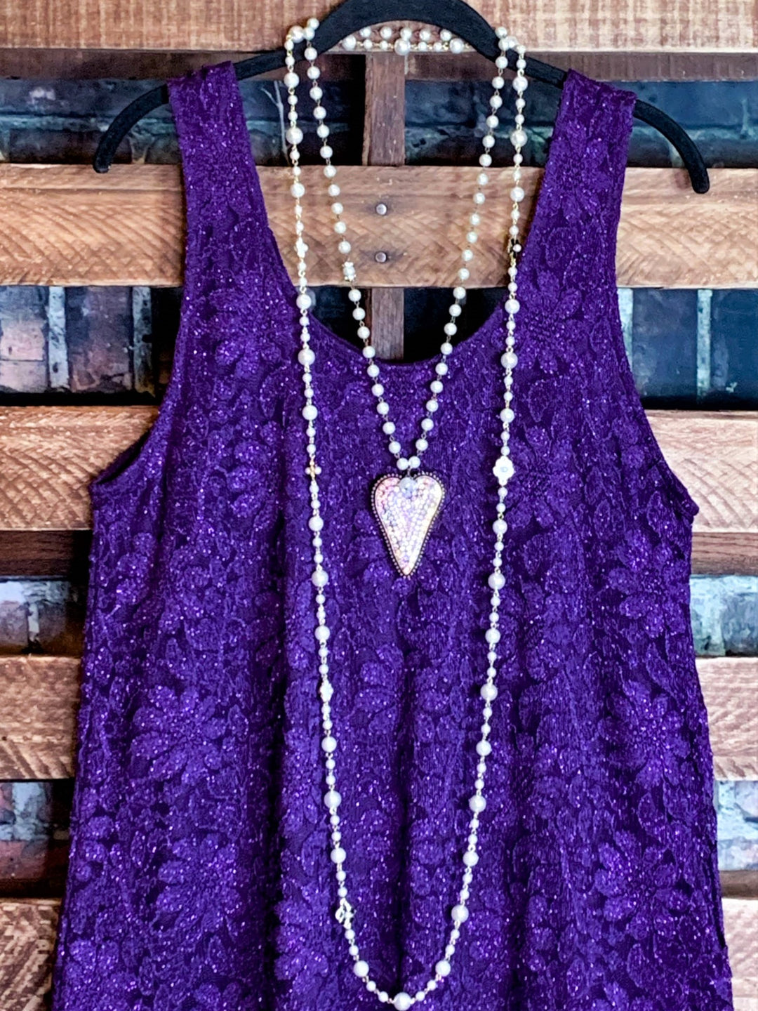 LOVELY DAY PURPLE LACE SPARKLE DRESS  6 - 14------------SALE