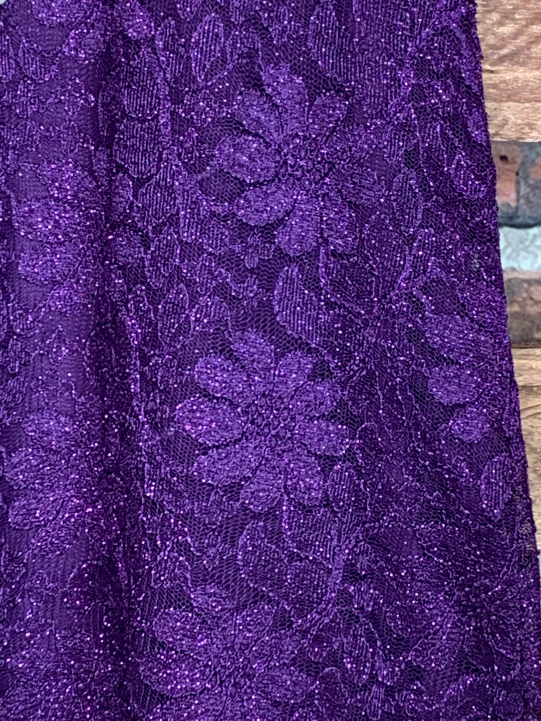 LOVELY DAY PURPLE LACE SPARKLE DRESS  6 - 14------------SALE