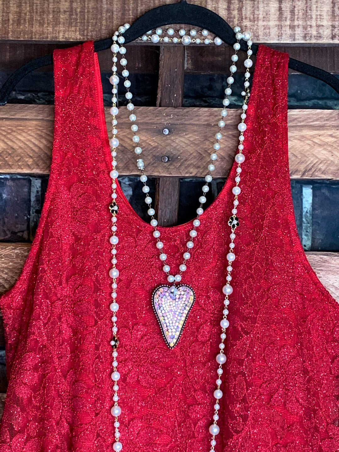 LOVELY DAY RED RUBY LACE SPARKLE DRESS  6 - 14