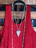 LOVELY DAY RED RUBY LACE SPARKLE DRESS  6 - 14