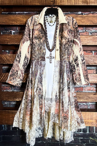 JOYFULLY YOURS BABYDOLL TUNIC IN RUST