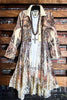 RUSTIC  VINTAGE INSPIRED JACKET CARDIGAN IN BEIGE, BROWN & RUST