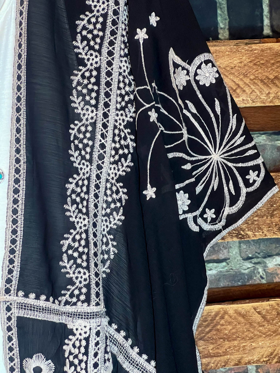Precious Love Embroidered Oversized Duster Kimono