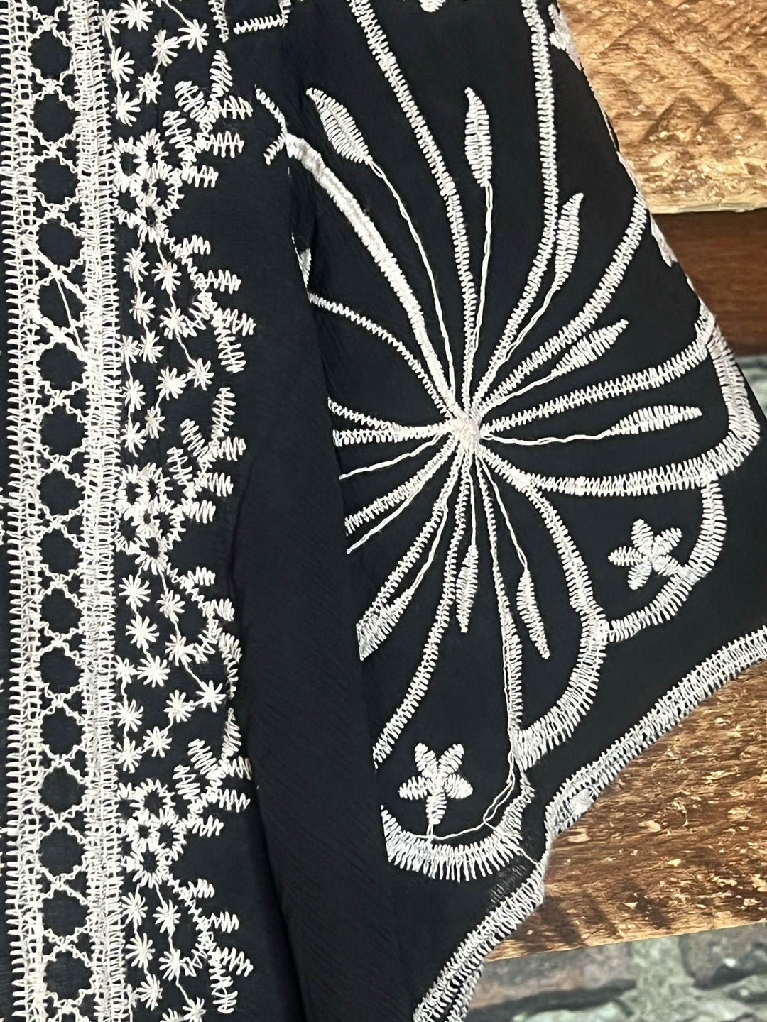 Precious Love Embroidered Oversized Duster Kimono
