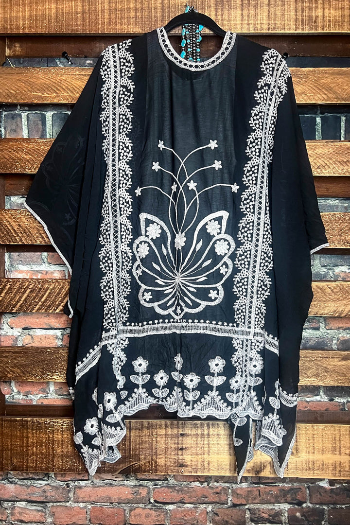 Precious Love Embroidered Oversized Duster Kimono