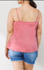 MY SWEET LOVE STYLISH SATIN TOP IN PINK