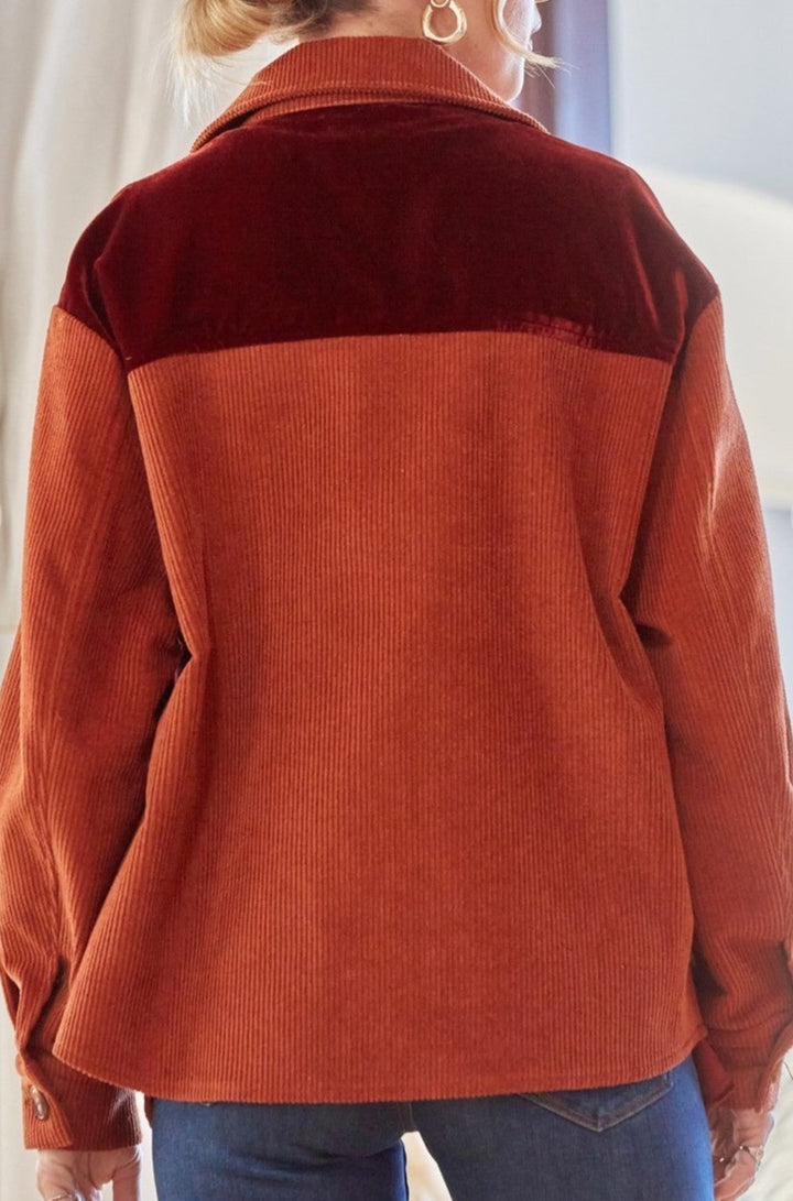 16-26  SIZE - VELVET & CORDUROY SHIRT-------SALE