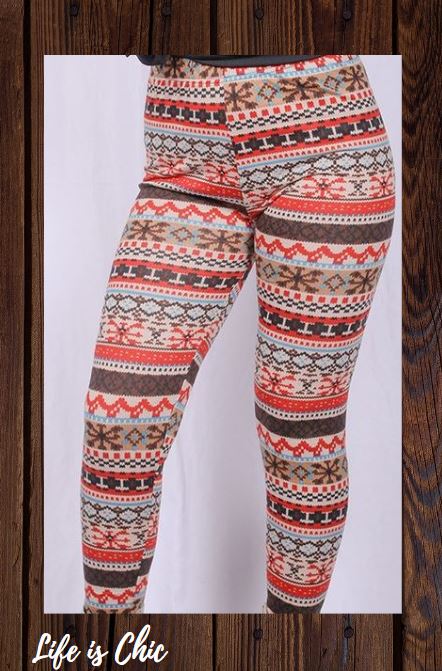 GET COZY WINTER COMFY LEGGINGS MULTI-COLOR -------SALE