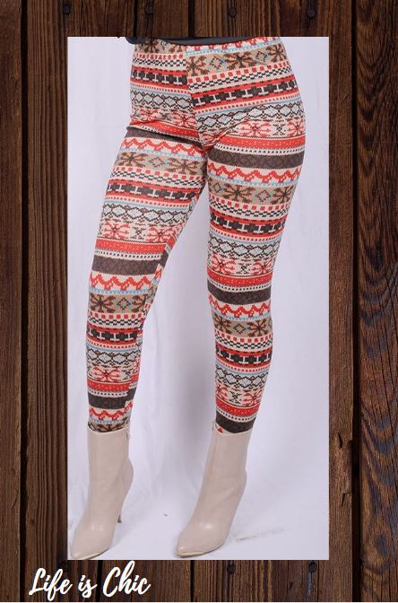 GET COZY WINTER COMFY LEGGINGS MULTI-COLOR -------SALE