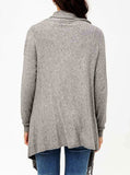 Let's Go To The City Fringe Cardigan in Gray---------------Sale