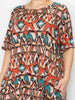 A BEAUTIFUL RADIANCE PRINT DRESS 3X 4X 5X IN MULTI-COLOR-----------SALE