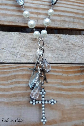 Classic Pearl Fleur Set Necklace