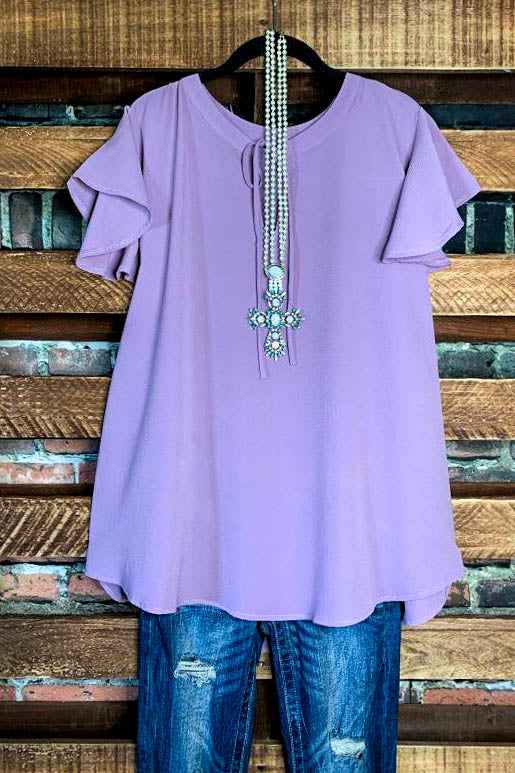 BLOUSE IN ASH LAVENDER------------sale