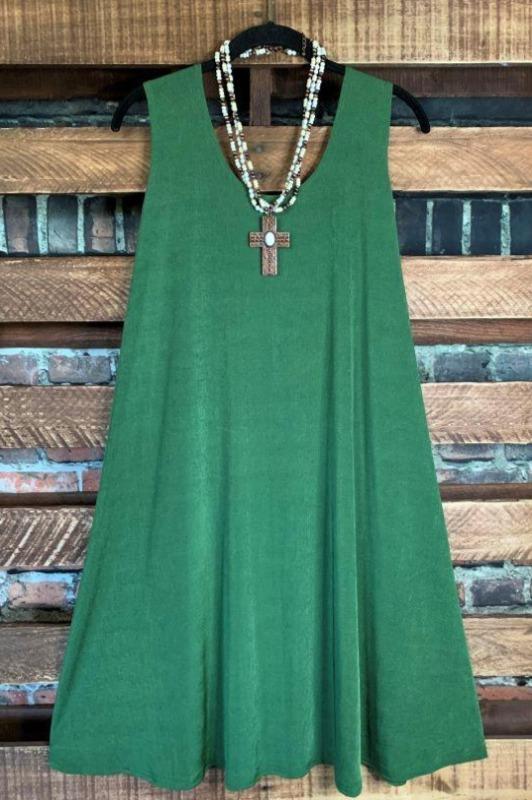dress sleeveless olive boutique 