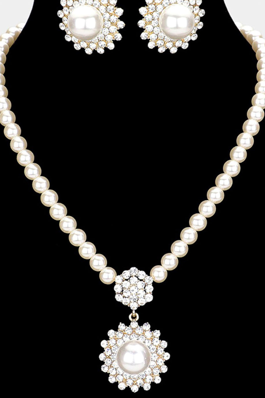 Classic Timeless Pearl Set Necklace & Earring