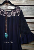 EVERYDAY'S MUSE LACE DRESS IN BLACK [product vendor] - Life is Chic Boutique