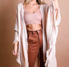 ENJOY THE JOURNEY BEIGE BOHO KIMONO