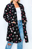 HEART CARDIGAN IN BLACK --------- SALE