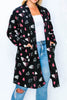 HEART CARDIGAN IN BLACK --------- SALE